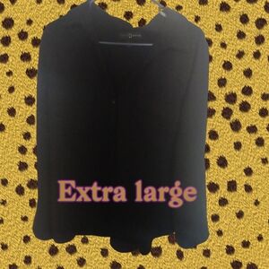 Lane Bryant Elegant Black Blouse - XL